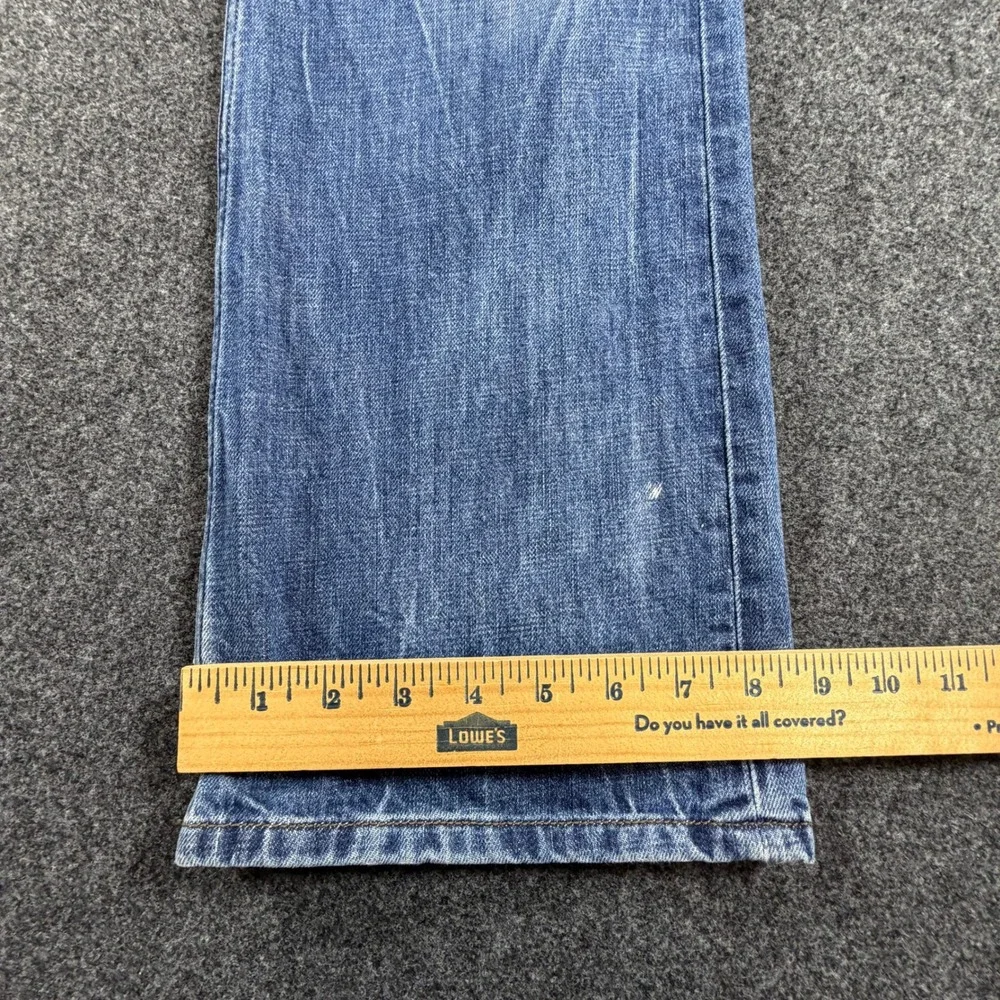 Diesel Zatiny Regular Bootcut Jeans Mens 35x32 Blue Wash 0UB89 Made in USA Denim